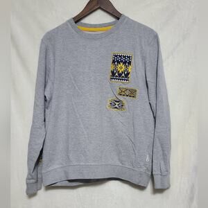 Soulstar Men's Geometric Design Sweatshirt Size M